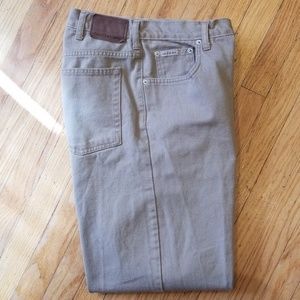 Calvin Klein Jean's Men's 36×31 Denim Khaki Color